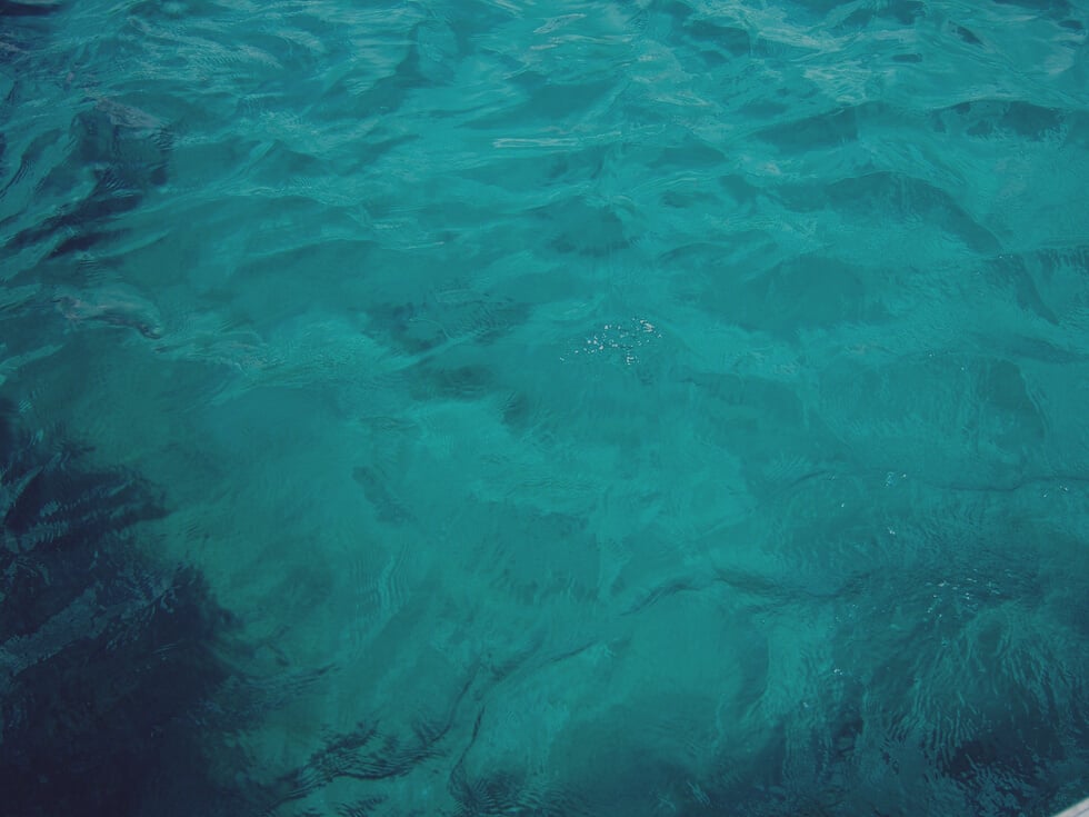 Blue Water in the Sea